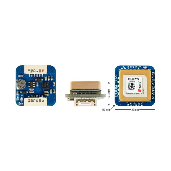 Original MATEK M10Q-5883 GNSS & Supports GNSS (GPS GLONASS Galileo and BeiDou) Offers Great RF Sensitivity for Airplane Drone